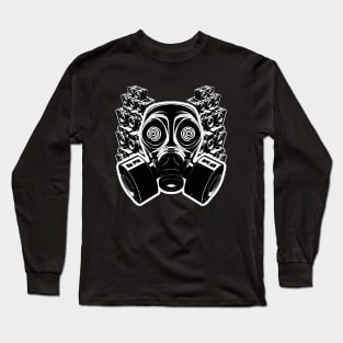 Soundsystem DJ Gasmask Tekkno Long Sleeve T-Shirt